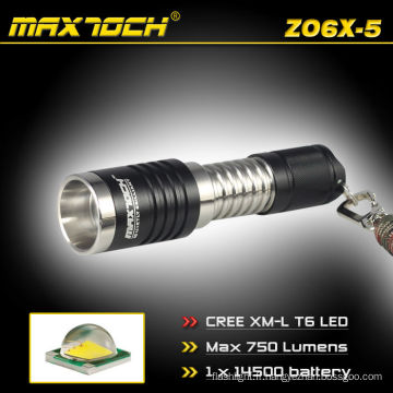 Maxtoch ZO6X-5 Cris XM-L T6 600 Lumens Portable Torche En Aluminium XM-L Zoom Lumière